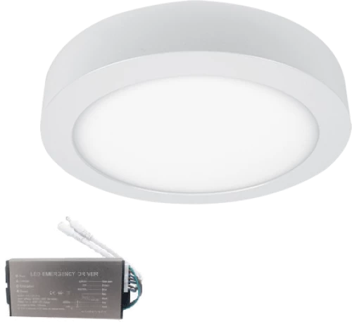STELLAR LED ΠΑΝΕΛ ΣΤΡΌΓΓΥΛΟ ΕΞΩΤΕΡΙΚΟ 24W 2700K+ ΚΙΤ ΑΣΦΑΛΕΙΑΣ