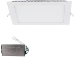 LED ΠΑΝΕΛ ΤΕΤΡΑΓΩΝΟ ΧΩΝΕΥΤΟ 12W 4000K+ ΚΙΤ ΑΣΦΑΛΕΙΑΣ