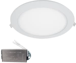 LED ΠΑΝΕΛ ΣΤΡΌΓΓΥΛΟ 18W 6500K IP44+ ΚΙΤ ΑΣΦΑΛΕΙΑΣ