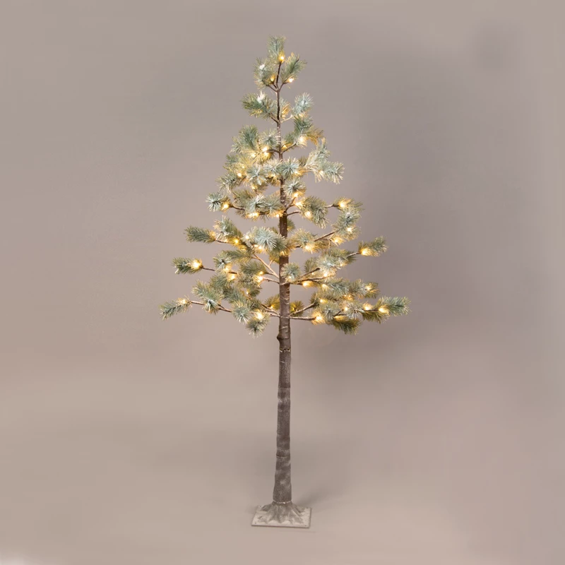 "SNOW PINE TREE" 96 WW LED ΛΑΜΠΑΚ.ΑΝΤΑΠΤ.(24VDC) IP44 21X21X180CM 3M KΑΦΕ ΚΑΛ. ΤΡΟΦ.