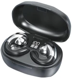 S29 Mini Portable Painless HD LED Digital Display Noise Reduction Wireless Bluetooth 5.2 TWS Earphone(Black) (OEM)
