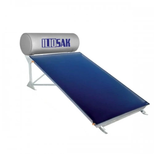 Ηλιακός Θερμοσίφωνας ILIOSAK  Low 160lt / 2,4 τ.μ. διπλής ενέργειας