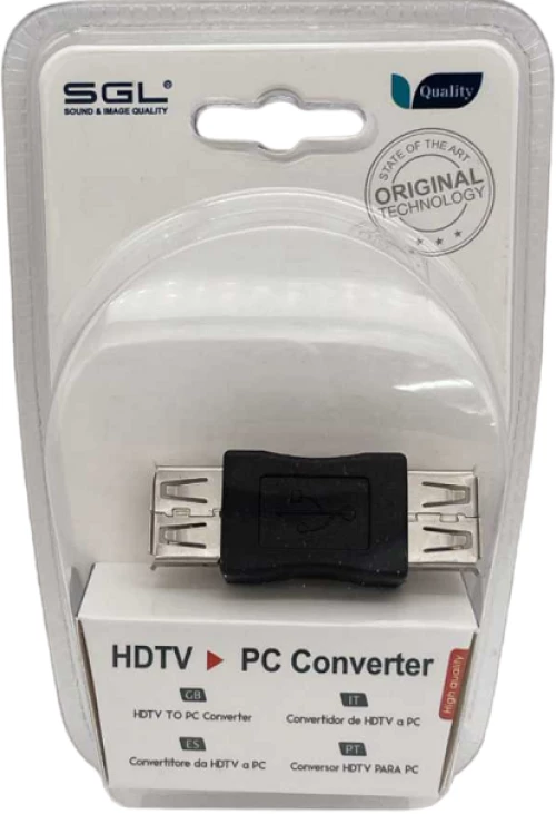 Αντάπτορας USB 2.0 - Female/Female - T-8S - 098340