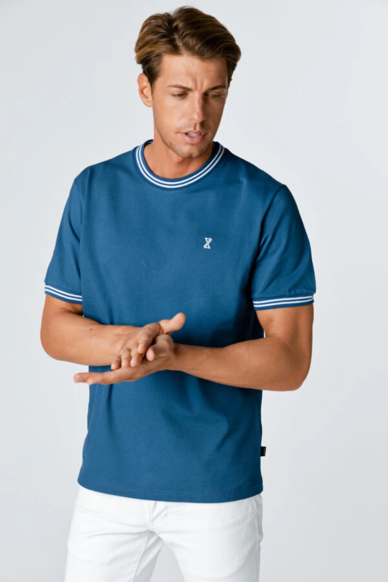 BUNDABERG T-SHIRT PIQUE S/S σιέλ