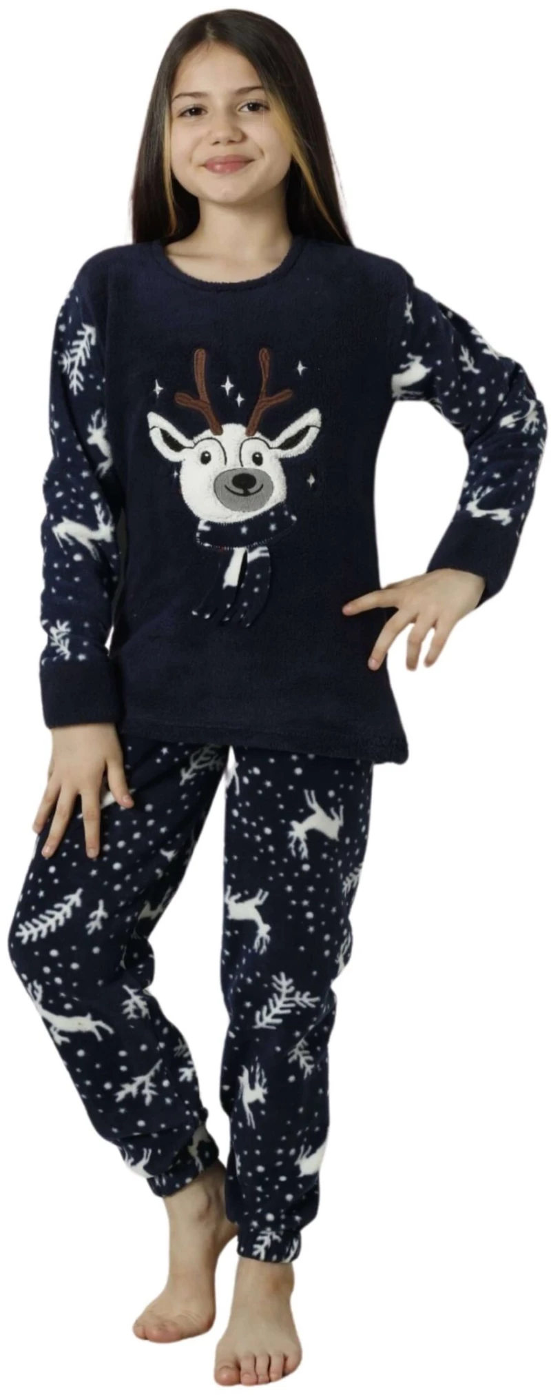 Παιδική Πιτζάμα Fleece Fawn W22016 - ΜΠΛΕ