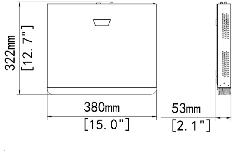 UNIARCH NVR καταγραφικό NVR-216S2  H.265/H.264  8MP  16 κανάλια