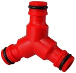 PROLINE διακλαδωτής 3 ταχυσυνδέσμων 99217  1/2"  κόκκινος