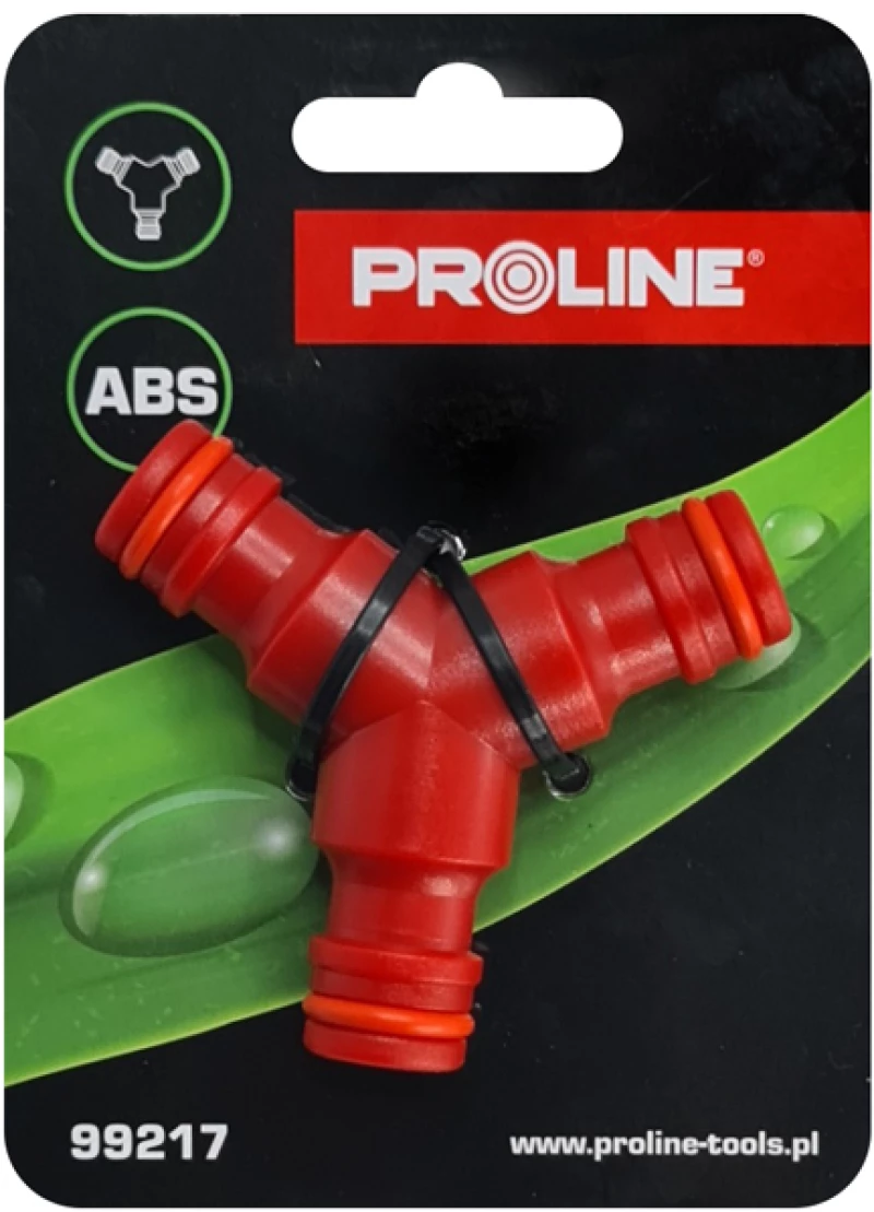 PROLINE διακλαδωτής 3 ταχυσυνδέσμων 99217  1/2"  κόκκινος