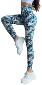 Αθλητικό Κολάν Push Up και Σύσφιξης Q-464 Multicolor
