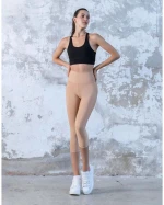 Ψηλόμεσο Capri Push-Up και Σύσφιξης Q-593 Nude