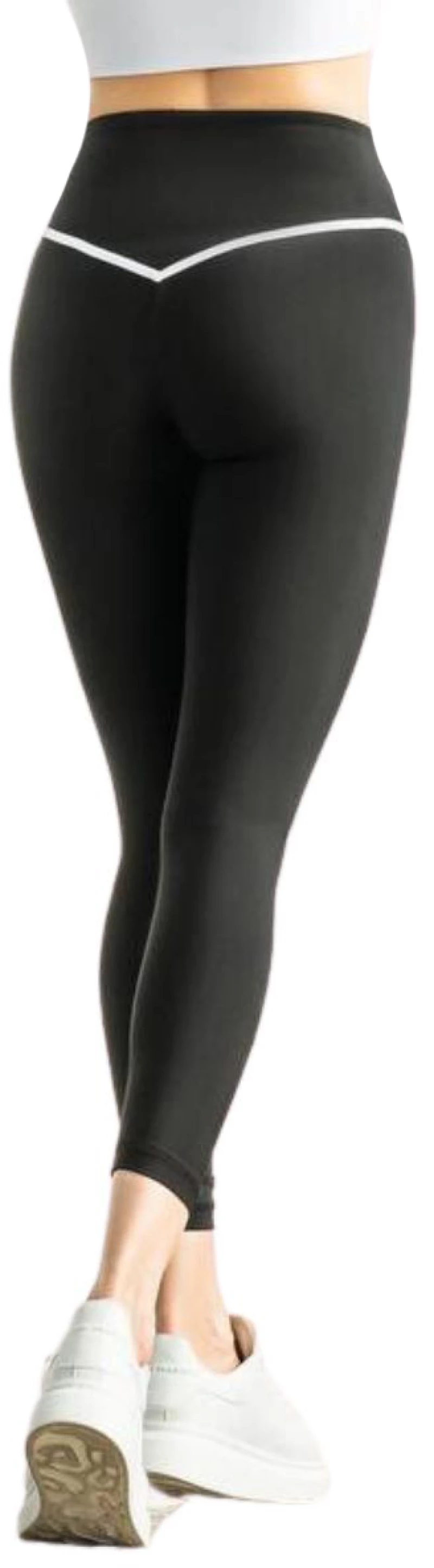 Ψηλόμεσο Κολάν Push-Up και Σύσφιξης Q-655 Black