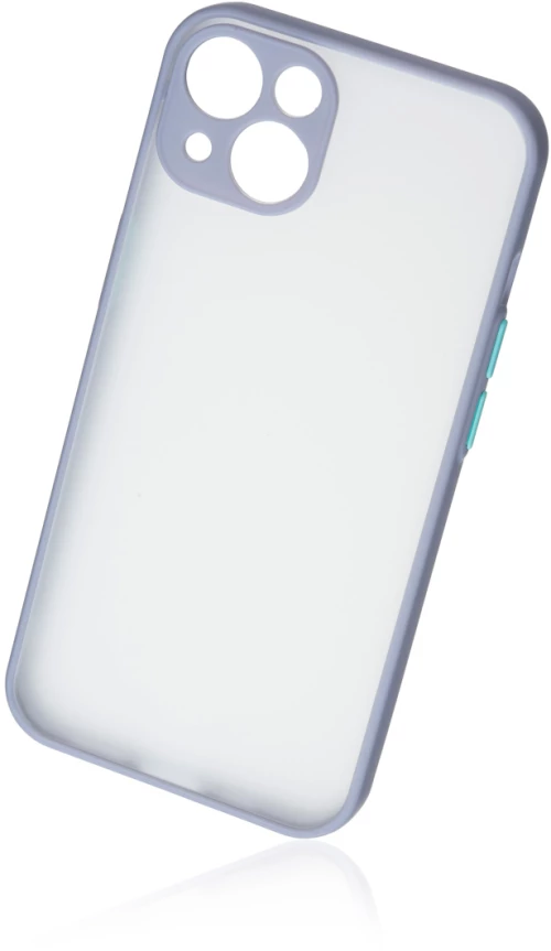 Naxius Case Rubber Frame Grey iPhone 13 Naxius