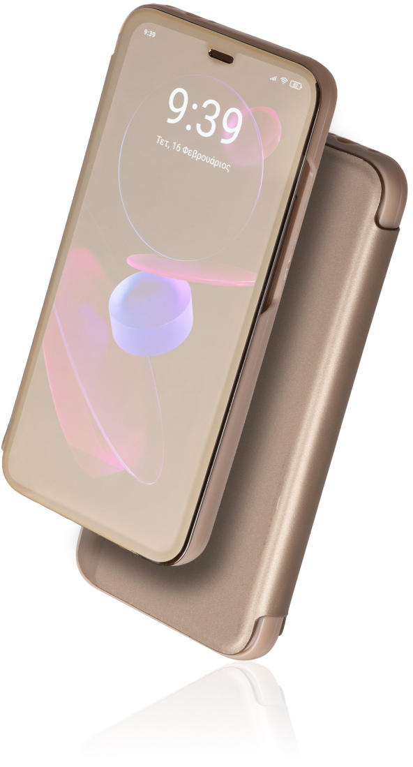 Naxius Case View Gold XiaoMi RedMi Note 11T Pro - 11T Pro Plus - Mi Poco X4 GT Naxius