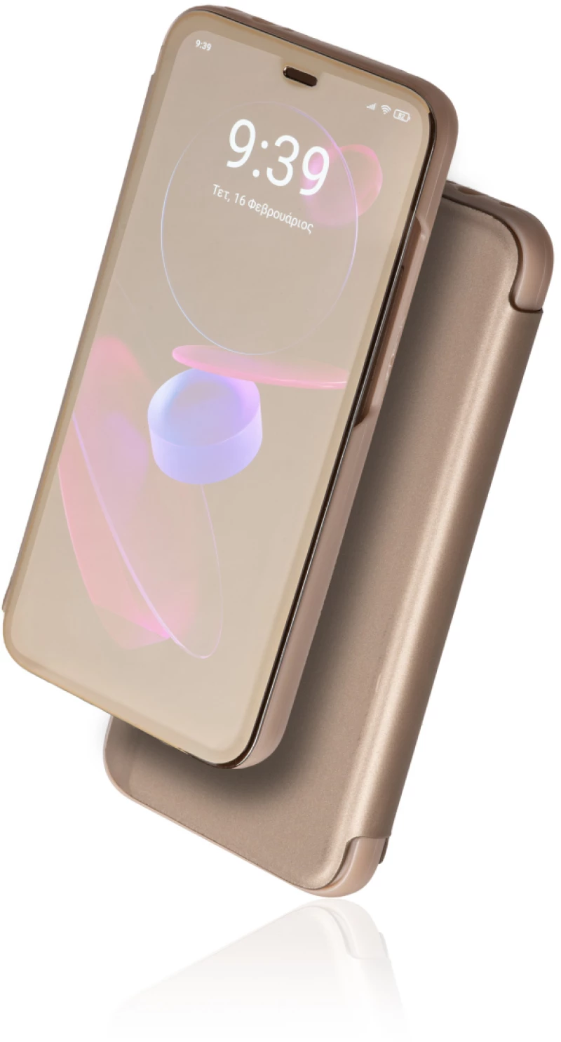 Naxius Case View Gold XiaoMi RedMi Note 11T Pro - 11T Pro Plus - Mi Poco X4 GT Naxius