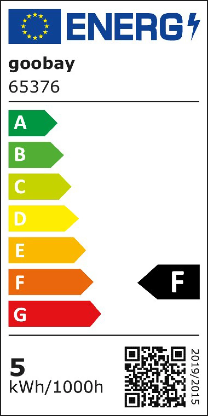 GOOBAY LED λάμπα spot 65376  GU10  5W  3000K  370lm