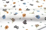 ΠΑΝΑ ΦΑΝΕΛΑ bebe Zoo 29 80X80 White 100% Cotton Flannel - -