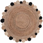 Χαλί γιούτα 1731 (120cm) black - -
