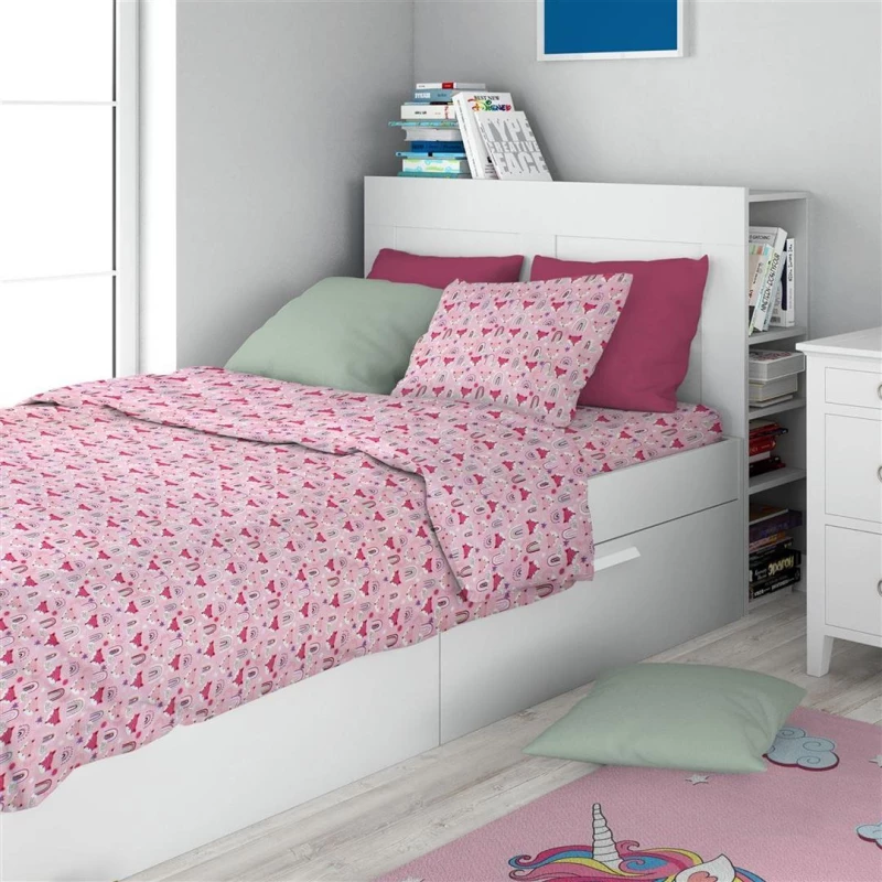 ΣΕΝΤΟΝΙΑ ΕΜΠΡΙΜΕ ΣΕΤ 2 τεμ kids Fox 525 160X240 Pink Cotton 100% - -