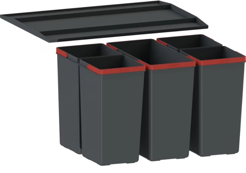 Franke Easysort 600-1-4 Εργονομικός Κάδος Απορριμάτων 42lt