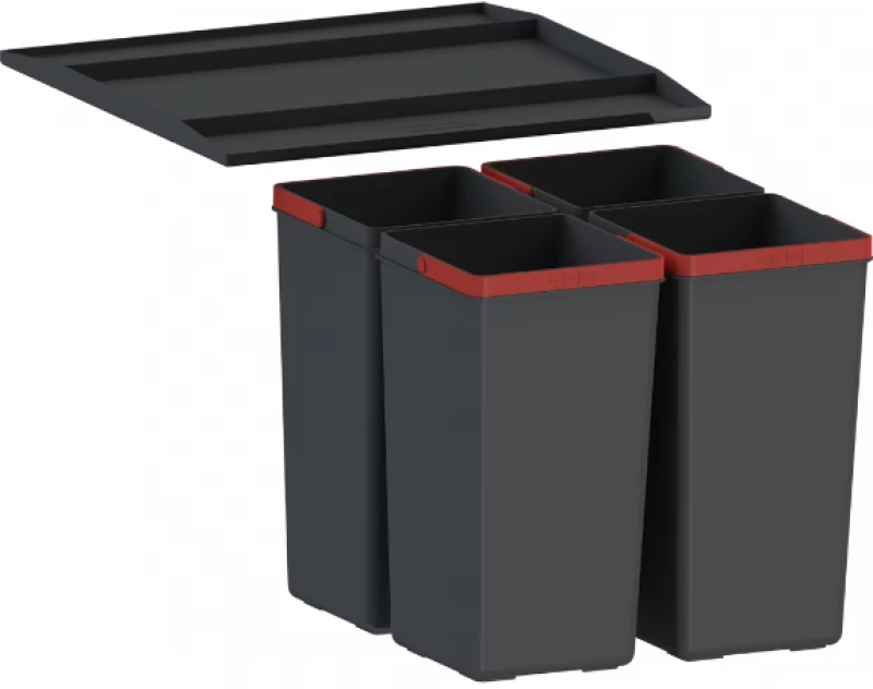 Franke Easysort 450-0-4 Εργονομικός Κάδος Απορριμάτων 28lt