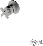 La Torre ELLE CROSS Μίκτης εντοιχισμού 1 εξόδου Inox Finish