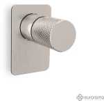 Eurorama ELETTA TECNO Μίκτης εντοιχισμού 1 εξόδου Inox Finish