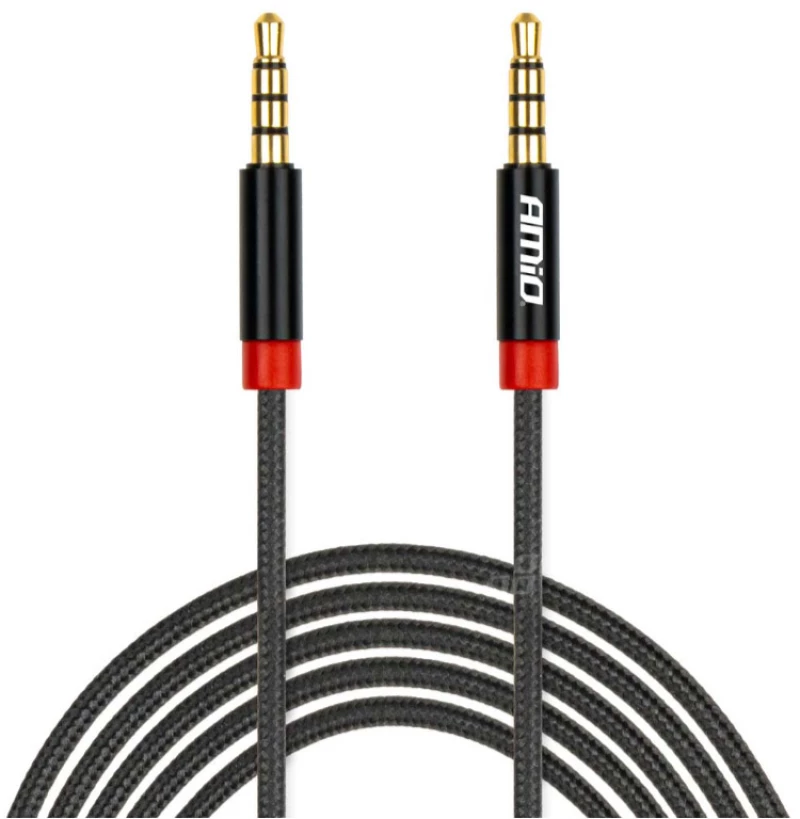 AMIO ΚΑΛΩΔΙΟ ΣΥΝΔΕΣΗΣ AUX MINI JACK>JACK 3,5mm 250cm ΑMiO - 1 TEM. 03270/AM