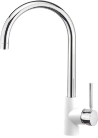 Sanitec Doppio Ψηλή Μπαταρία Κουζίνας Bianco