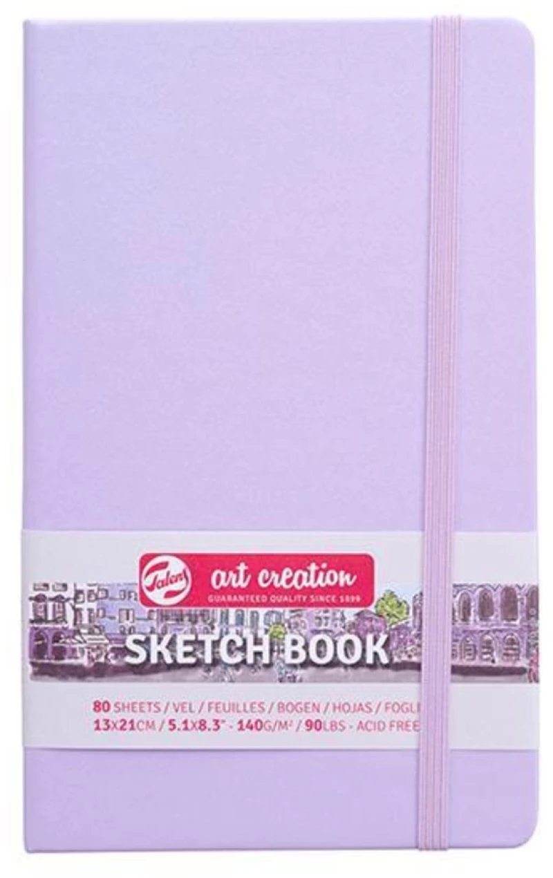 378943 Talens Sketch book βιολετί 80φυλ. 13x21εκ. 140γρ.