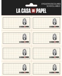 385102 ΑΥΤΟΚΟΛΛΗΤΕΣ ΕΤΙΚΕΤΕΣ 8X2 LA CASA DE PAPEL