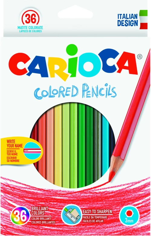 312412 ΞυλομπογιέΣ CARIOCA 36 τμχ.