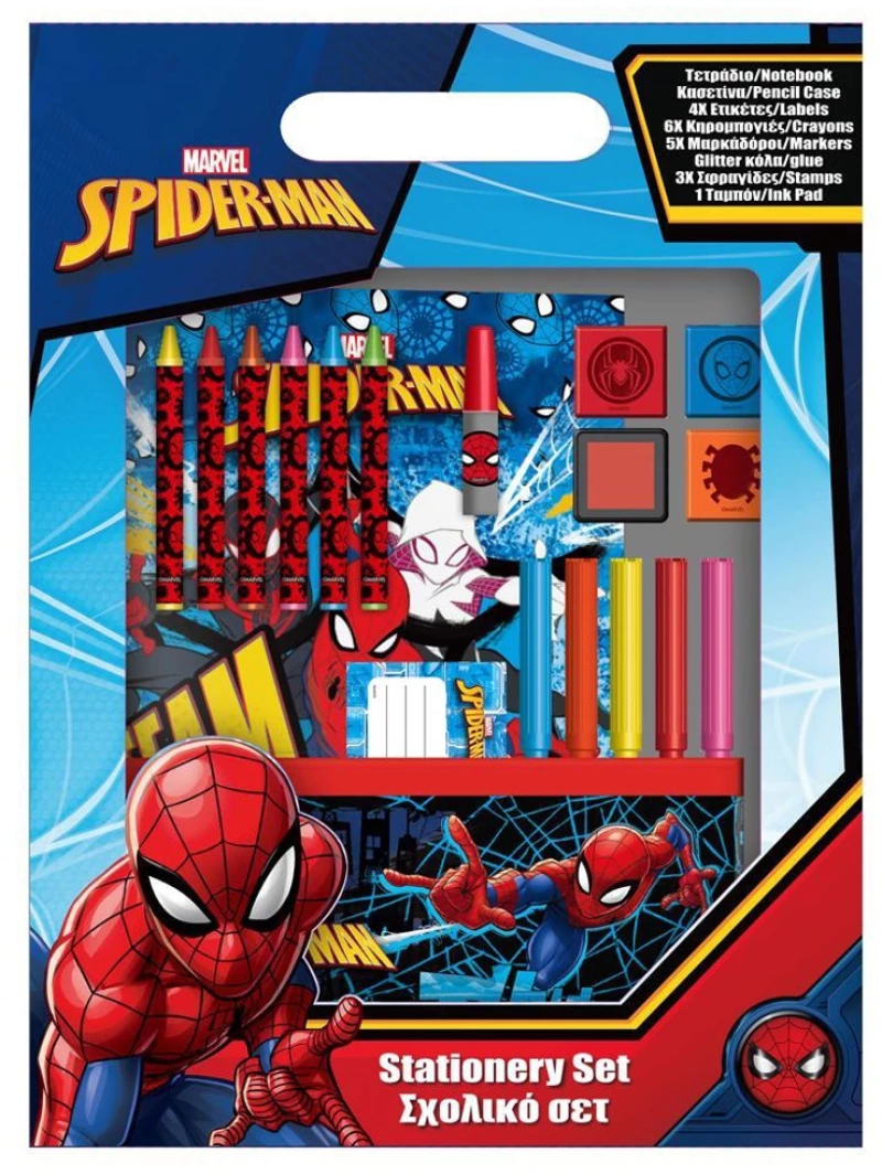 388479 ΣΕΤ ΖΩΓΡΑΦΙΚΗΣ ΜΕ ΚΑΣΕΤΙΝΑ SPIDERMAN