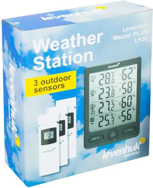 Μετεωρολογικός Σταθμός Wezzer PLUS LP20 Levenhuk Κωδ. LEV-78892