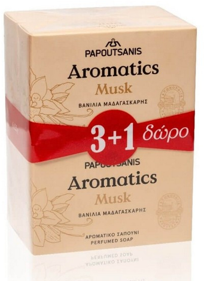 Papoutsanis Aromatics Musk Soap Bar100gr (3+1)