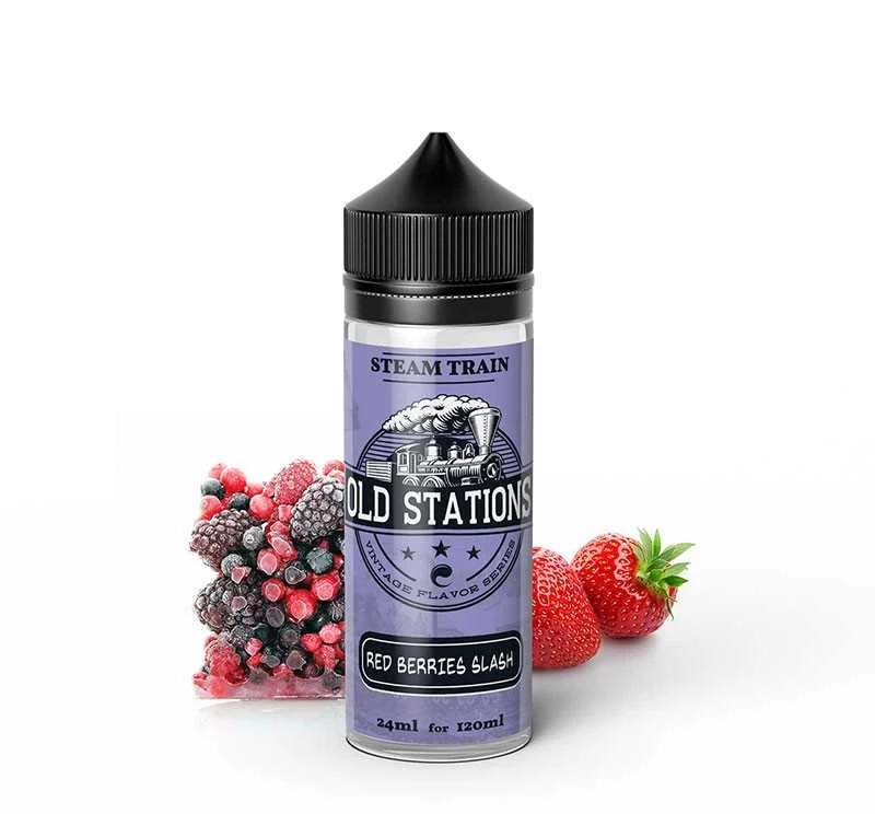 Steamtrain Flavour shot Old Stations Red Berries Slash 120ml