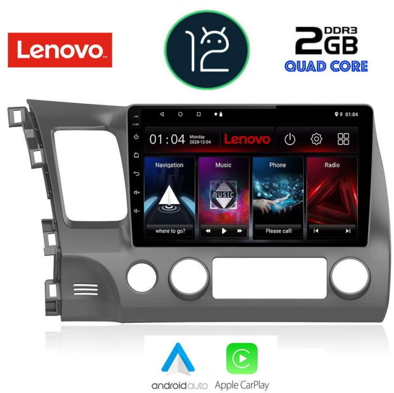 LENOVO LVB 4188_CPA (10inc) MULTIMEDIA TABLET OEM HONDA CIVIC 4D mod. 2006-2012