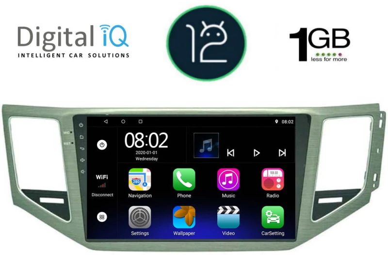 DIGITAL IQ RTB 1745_GPS (10inc) MULTIMEDIA TABLET OEM VW GOLF SPORTSVAN mod. 2014>
