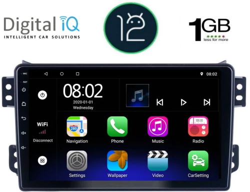 DIGITAL IQ RTB 1682_GPS (9inc) MULTIMEDIA TABLET OEM OPEL AGILA - SUZUKI SPLASH mod. 2008>