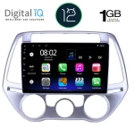 DIGITAL IQ RTB 1227_GPS A/C (9inc) MULTIMEDIA TABLET OEM HYUNDAI i20 mod. 2008-2012
