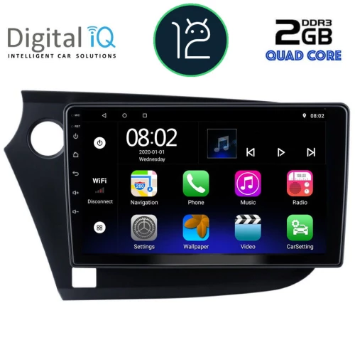 DIGITAL IQ RTB 2205_GPS (9inc) MULTIMEDIA TABLET OEM HONDA INSIGHT mod. 2009-2014