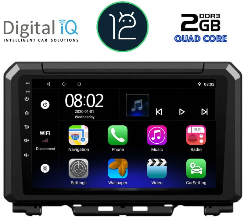 DIGITAL IQ RTB 2679_GPS (9inc) MULTIMEDIA TABLET OEM SUZUKI JIMNY mod. 2017>
