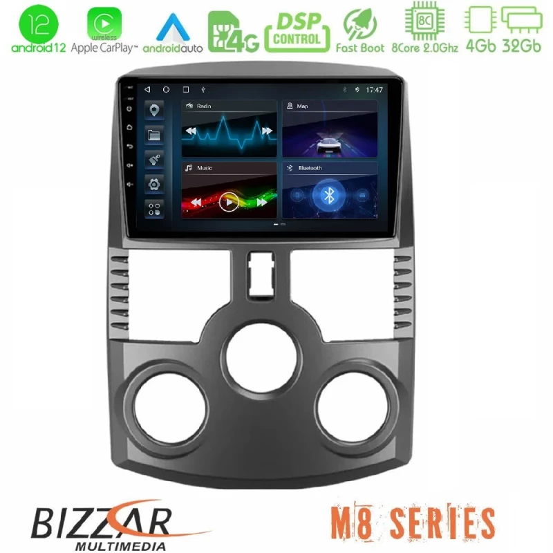 Bizzar m8 Series Daihatsu Terios 8core Android13 4+32gb Navigation Multimedia Tablet 9 u-m8-Dh0001