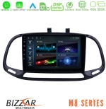 Bizzar m8 Series Fiat Doblo 2015-2022 8core Android13 4+32gb Navigation Multimedia Tablet 9 u-m8-Ft0909
