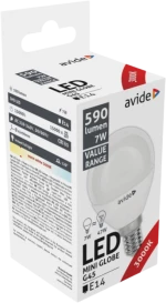 jager ΛΑΜΠΑ LED AVIDE 7W Ε14 3000Κ MINI GLOBE (AV-921167)