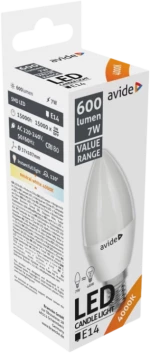 jager ΛΑΜΠΑ LED AVIDE 7W Ε14 4000Κ ΚΕΡΑΚΙ (AV-920825)