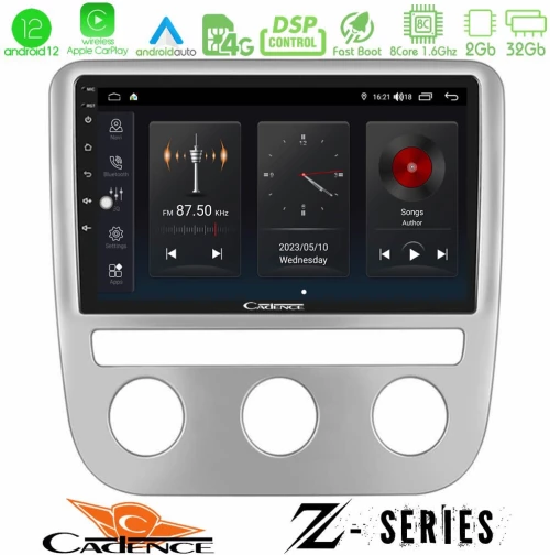 Cadence z Series vw Scirocco 2008-2014 8core Android12 2+32gb Navigation Multimedia Tablet 9 u-z-Vw0084