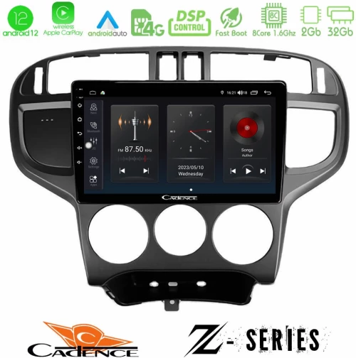 Cadence z Series Hyundai Matrix 2001-2010 8core Android12 2+32gb Navigation Multimedia Tablet 9 u-z-Hy1024