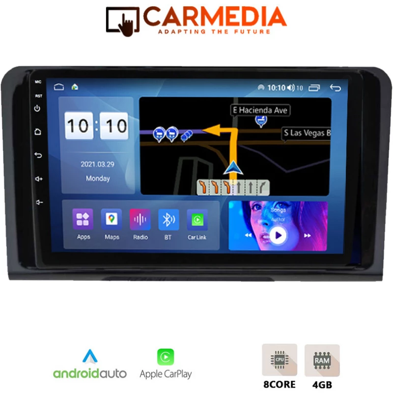 CARMEDIA CM409-13 TABLET 9'' OEM MERCEDES ML (W164) - GL (X164) 2005-2011