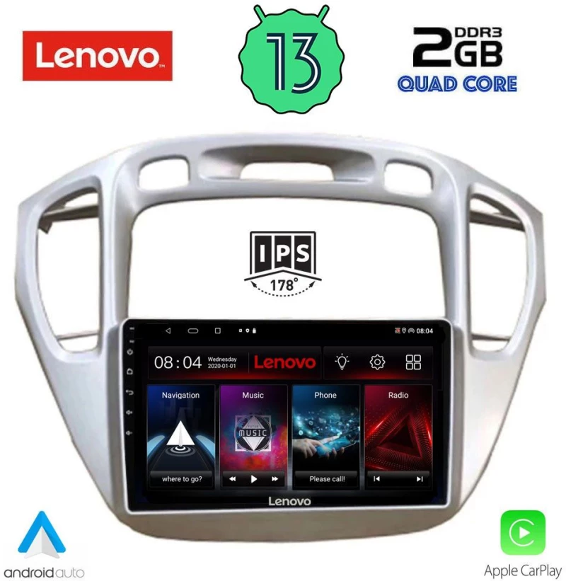LENOVO LVD 4718_CPA (9inc) MULTIMEDIA TABLET OEM TOYOTA HIGHLANDER mod. 2002-2009