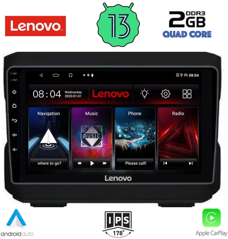 LENOVO LVD 4272_CPA (10inc) MULTIMEDIA TABLET OEM JEEP mod. 2007-2014 – DODGE mod. 2007>